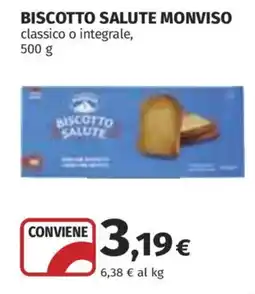 Coop Superstore Biscotto salute Monviso offerta