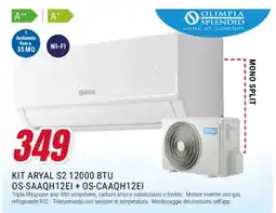 Trony Olimpia Splendid Kit Aryal S2 12000 BTU offerta