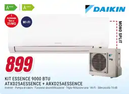 Trony Daikin Kit Essence 9000 BTU offerta