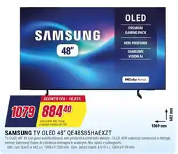 Trony Samsung TV OLED 48" offerta