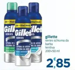 Bravo Casa Gillette series schiuma da barba lenitiva offerta