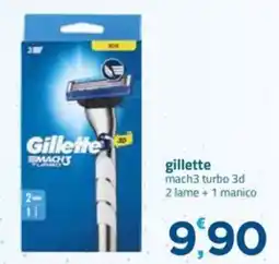 Bravo Casa gillette mach3 turbo 3d offerta