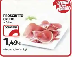 Coop Superstore Prosciutto crudo offerta