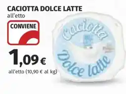 Coop Superstore Caciotta dolce latte offerta