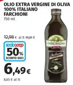 Coop Superstore Olio extra vergine di oliva Farchioni offerta