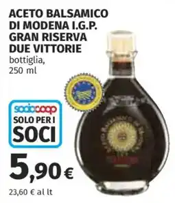 Coop Superstore Aceto balsamico di Modena I.G.P. Gran Riserva Due Vittorie offerta
