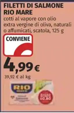 Coop Superstore Filetti di salmone Rio Mare offerta