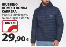 Coop Superstore Giubbino Carrera offerta