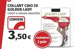 Coop Superstore Collant Ciao 20 Golden Lady offerta
