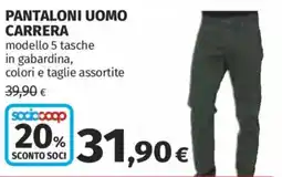 Coop Superstore Pantaloni uomo Carrera offerta
