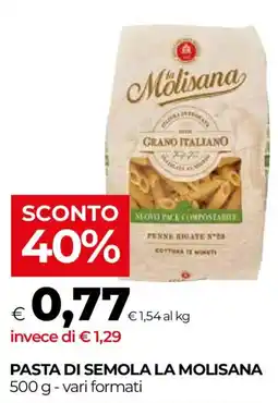 Unicoop Pasta di semola La Molisana offerta