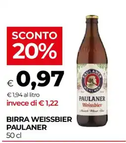 Unicoop Birra Weissbier Paulaner offerta