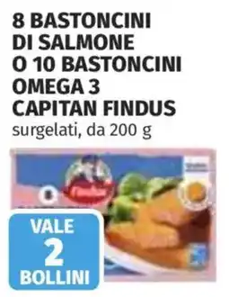 Coop Superstore Bastoncini di salmone omega 3 capitan findus offerta