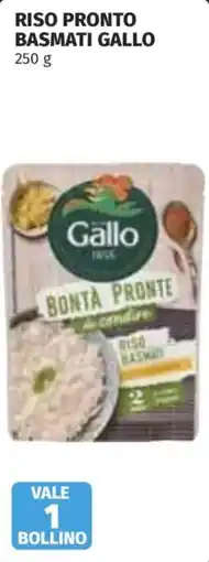 Coop Superstore Riso pronto basmati Gallo offerta