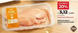 Unicoop Pollo a fette sottili offerta