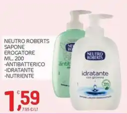 Carni e Affini Supermercati Sapone erogatore Neutro Roberts offerta
