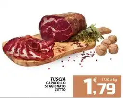 SpesaPiù Supermercati Tuscia Capocollo Stagionato L'Etto offerta