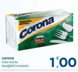 Bravo Casa corona tovaglioli monovelo offerta