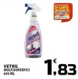 SpesaPiù Supermercati Vetril multisuperfici offerta