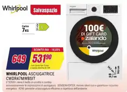Trony Whirlpool asciugatrice cwdr47mwbsit offerta