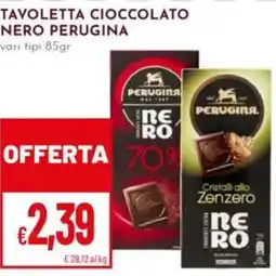 Pan Tavoletta cioccolato nero Perugina offerta