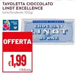 Pan Tavoletta cioccolato Lindt Excellence offerta