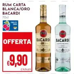 Pan Rum carta bianca/oro Bacardi offerta