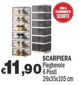 Primo Prezzo Scarpiera pieghevole offerta