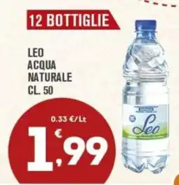 Punto é market Leo acqua naturale offerta