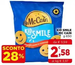 Gran mercato Kid Smile McCain offerta