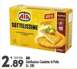 Punto é market AIA Sottilissime Cotolette di Pollo offerta