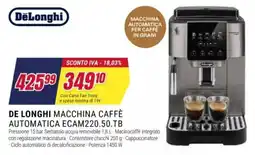 Trony DeLonghi macchina caffè automatica offerta