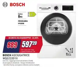 Trony Bosch asciugatrice offerta
