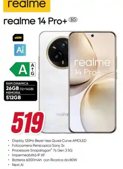 Trony realme 14 Pro+ 5G offerta