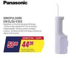 Trony Panasonic idropulsore offerta