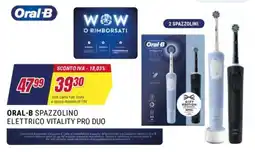 Trony Oral-B spazzolino elettrico vitality pro duo offerta