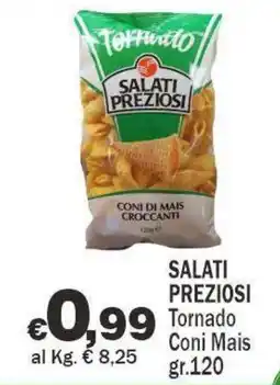Primo Prezzo Tornado Salati Preziosi Coni Mais offerta