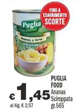 Primo Prezzo Puglia Food Ananas Sciroppata offerta