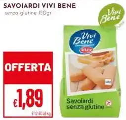 Pan Savoiardi Vivì Bene senza glutine offerta