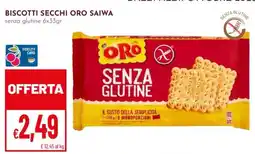 Pan Biscotti secchi oro saiwa senza glutine offerta