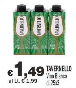 Primo Prezzo Tavernello Vino Bianco offerta