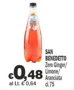 Primo Prezzo San Benedetto Zero Ginger offerta
