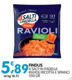 Le Delizie del Sud Findus 4 Salti in Padella Ravioli Ricotta e Spinaci offerta