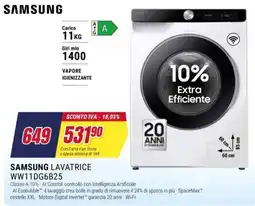 Trony Samsung lavatrice offerta