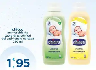 Chicco ammorbidente cuore di talco/fiori delicati/tenere carezza