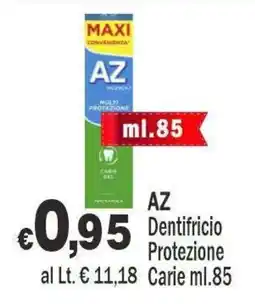 Primo Prezzo AZ Dentifricio Protezione Carie offerta
