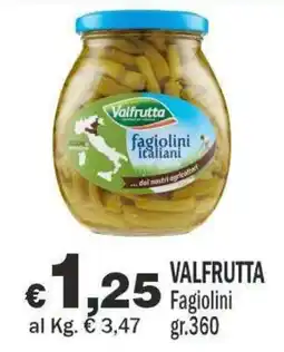 Primo Prezzo Valfrutta Fagiolini offerta