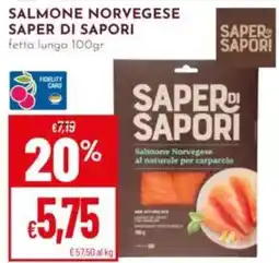 Pan Salmone Norvegese Saper di Sapori offerta