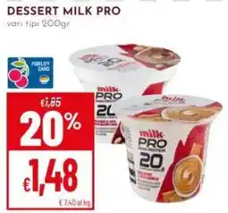Pan Dessert milk pro offerta