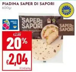 Pan Piadina Saper di Sapori offerta